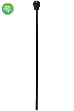 BASTONE TESCHIO NERO